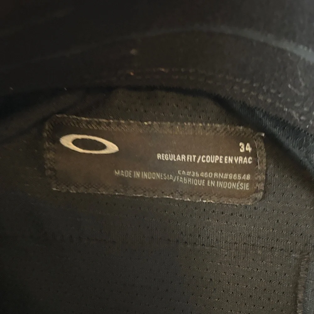 Nike Oakley club room Men's Flat Front Shorts - Black, Gray, and White 34